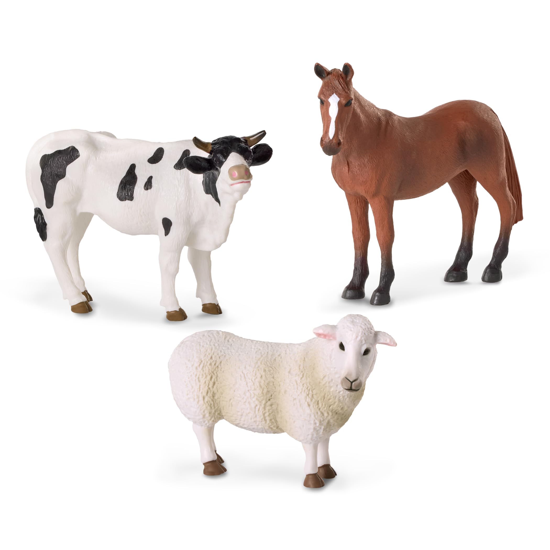 Foto 2 pulgar | Farm Animal Toys Terra De Battat Para Más De 3 Años Con Caballo, Toro Y Oveja - Venta Internacional.