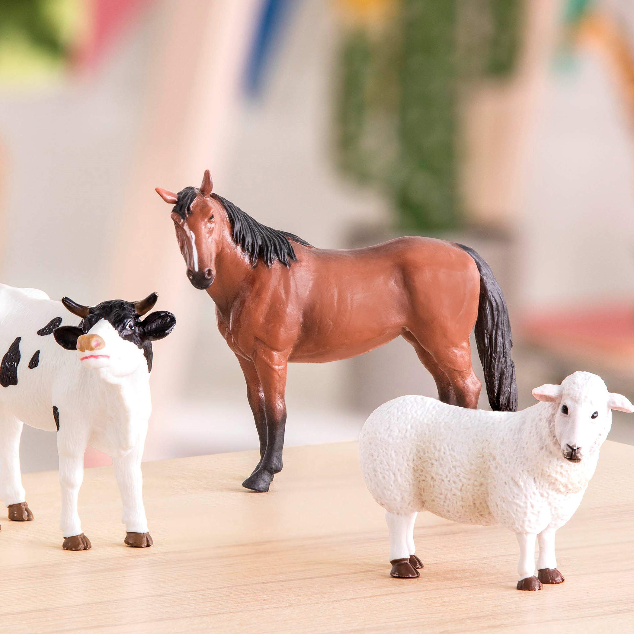 Foto 3 pulgar | Farm Animal Toys Terra De Battat Para Más De 3 Años Con Caballo, Toro Y Oveja - Venta Internacional.