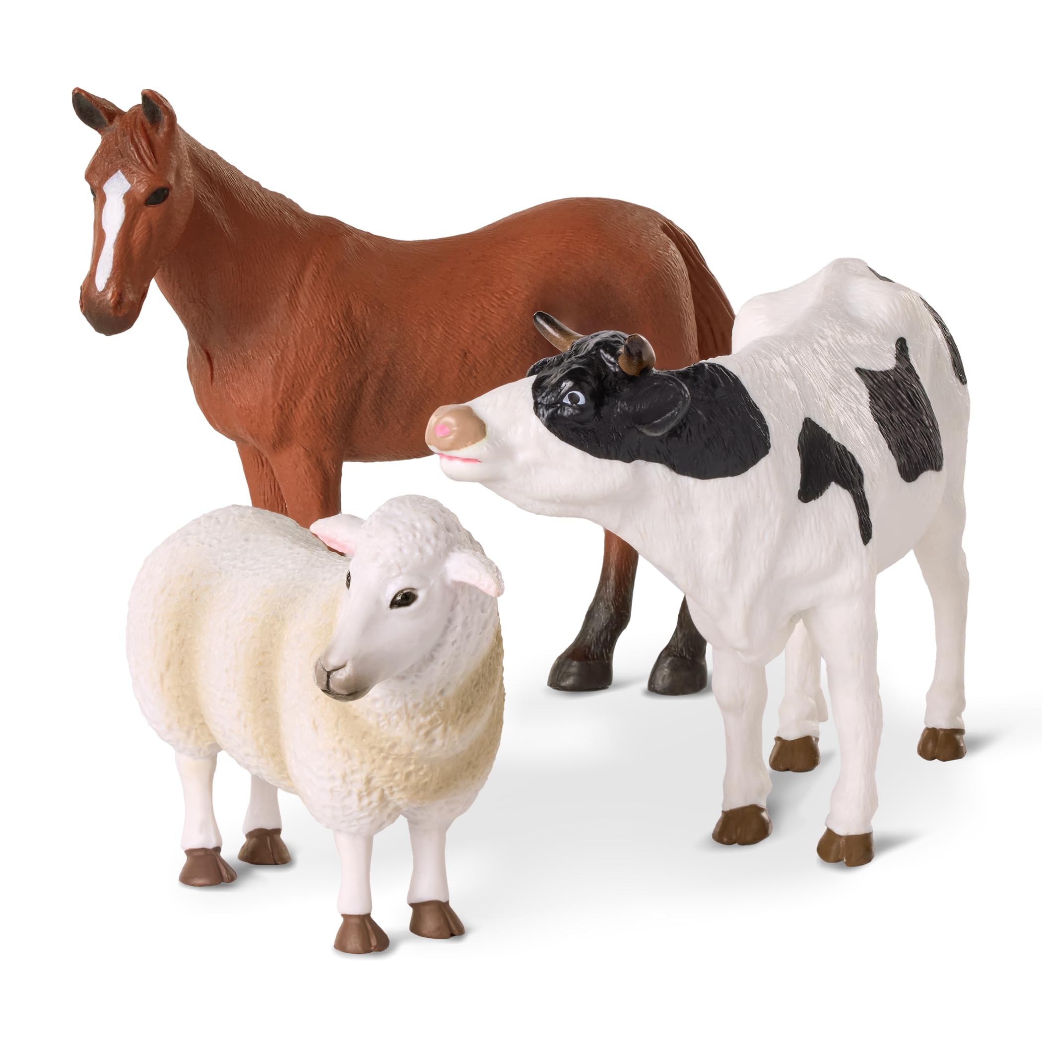 Foto 6 pulgar | Farm Animal Toys Terra De Battat Para Más De 3 Años Con Caballo, Toro Y Oveja - Venta Internacional.