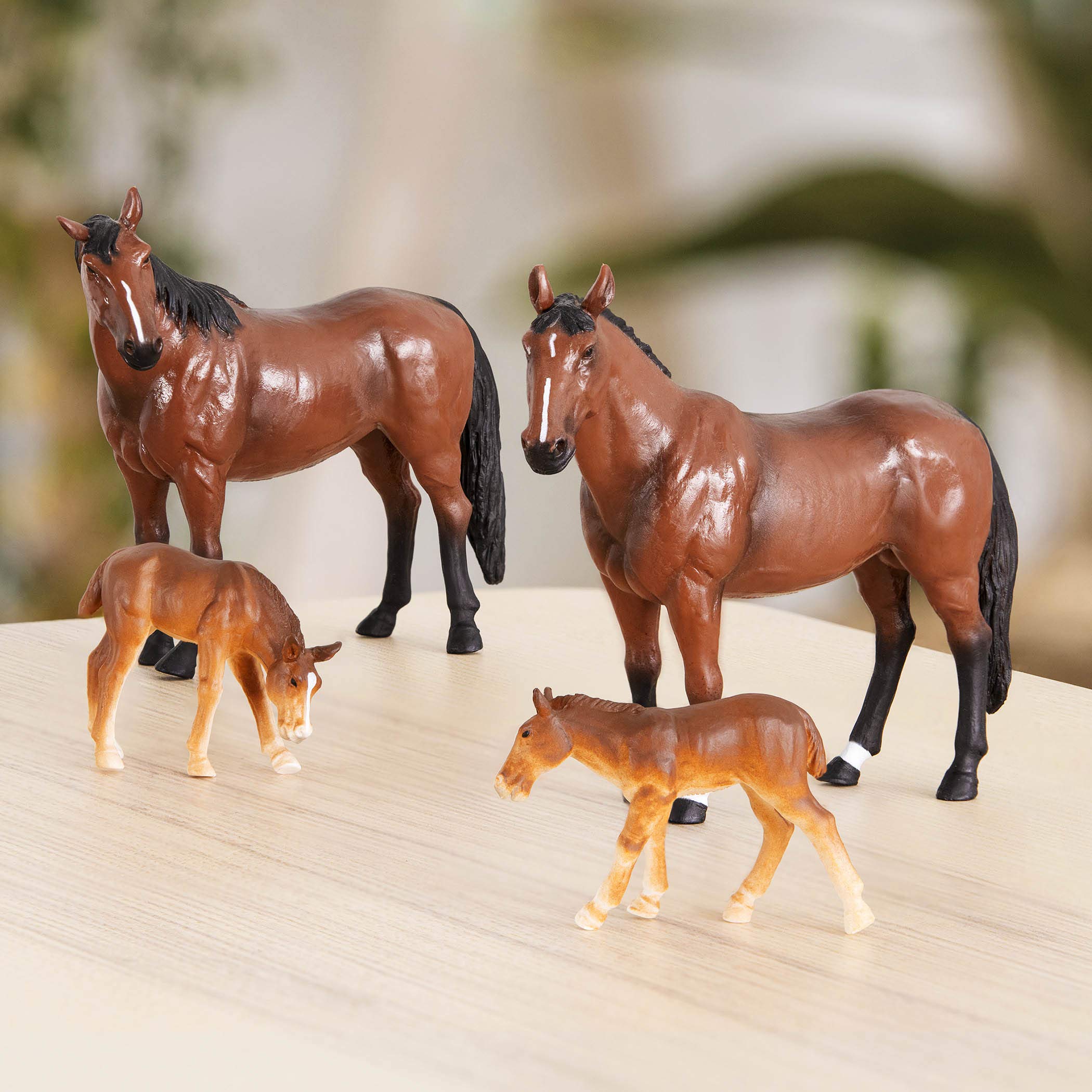 Foto 3 pulgar | Set De Caballos De Juguete Terra De Battat, Plástico Realista, 4 Unidades, Más De 3 Años - Venta Internacional.