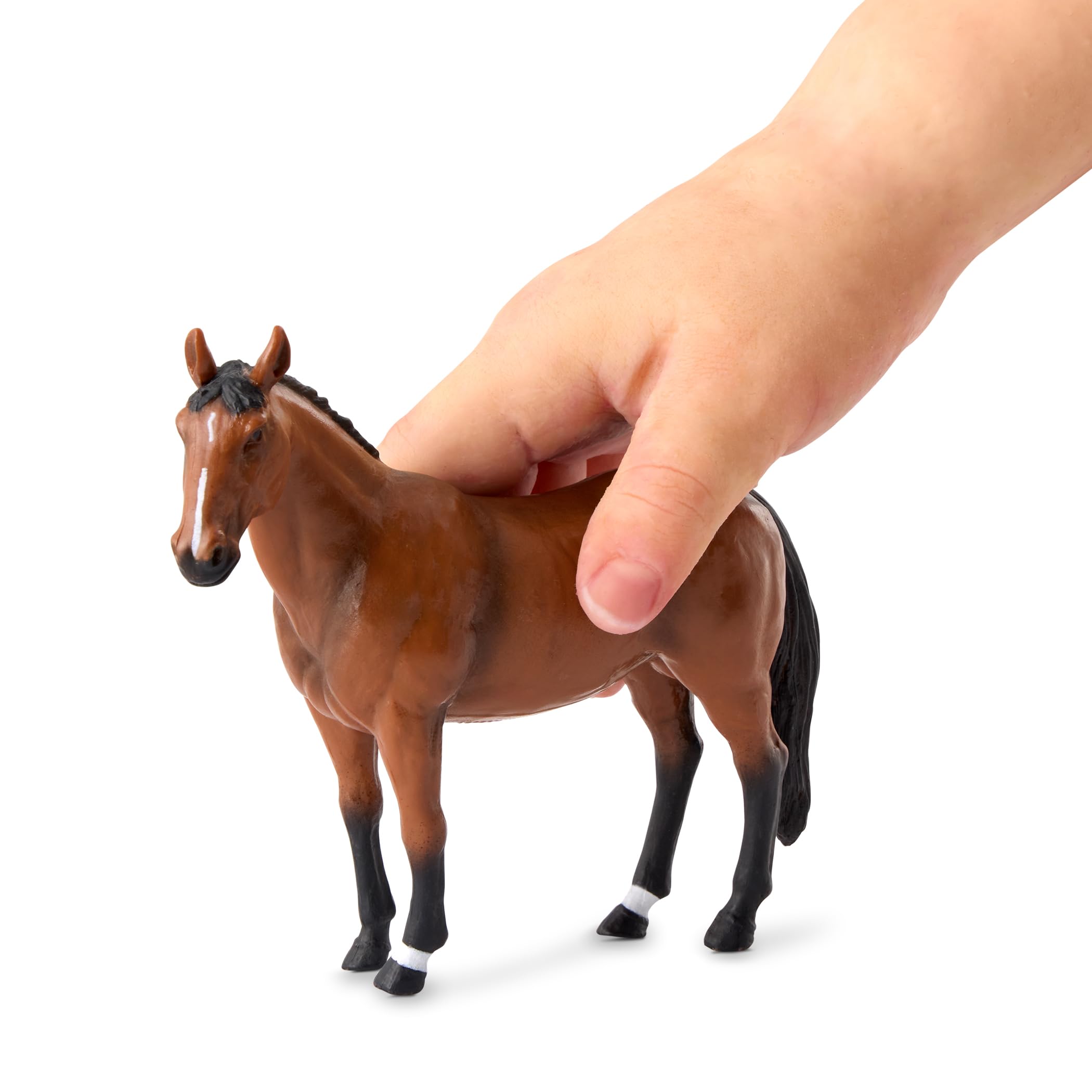 Foto 5 pulgar | Set De Caballos De Juguete Terra De Battat, Plástico Realista, 4 Unidades, Más De 3 Años - Venta Internacional.