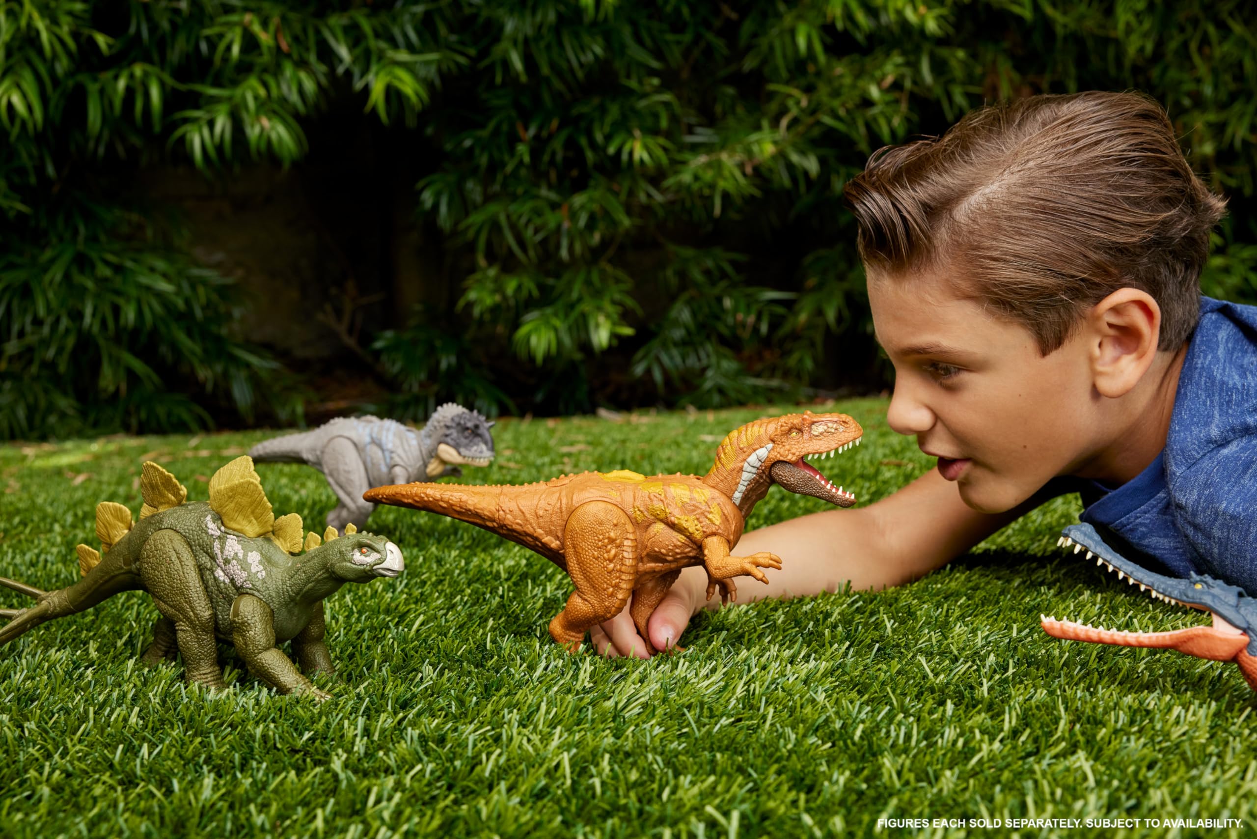 Foto 3 pulgar | Figura De Dinosaurio Mattel Jurassic World Wild Roar Hesperosaurus - Venta Internacional.