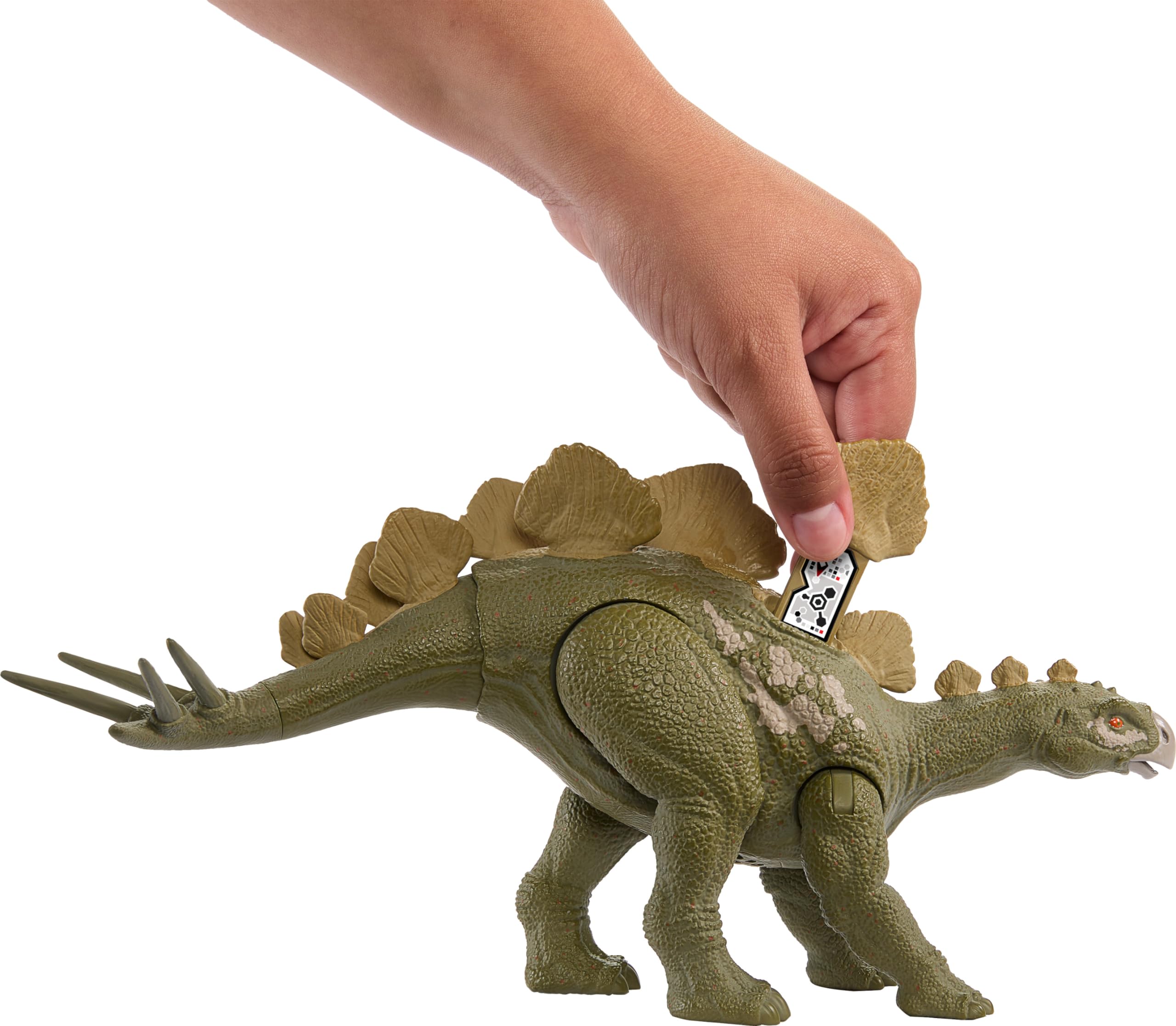 Foto 6 pulgar | Figura De Dinosaurio Mattel Jurassic World Wild Roar Hesperosaurus - Venta Internacional.