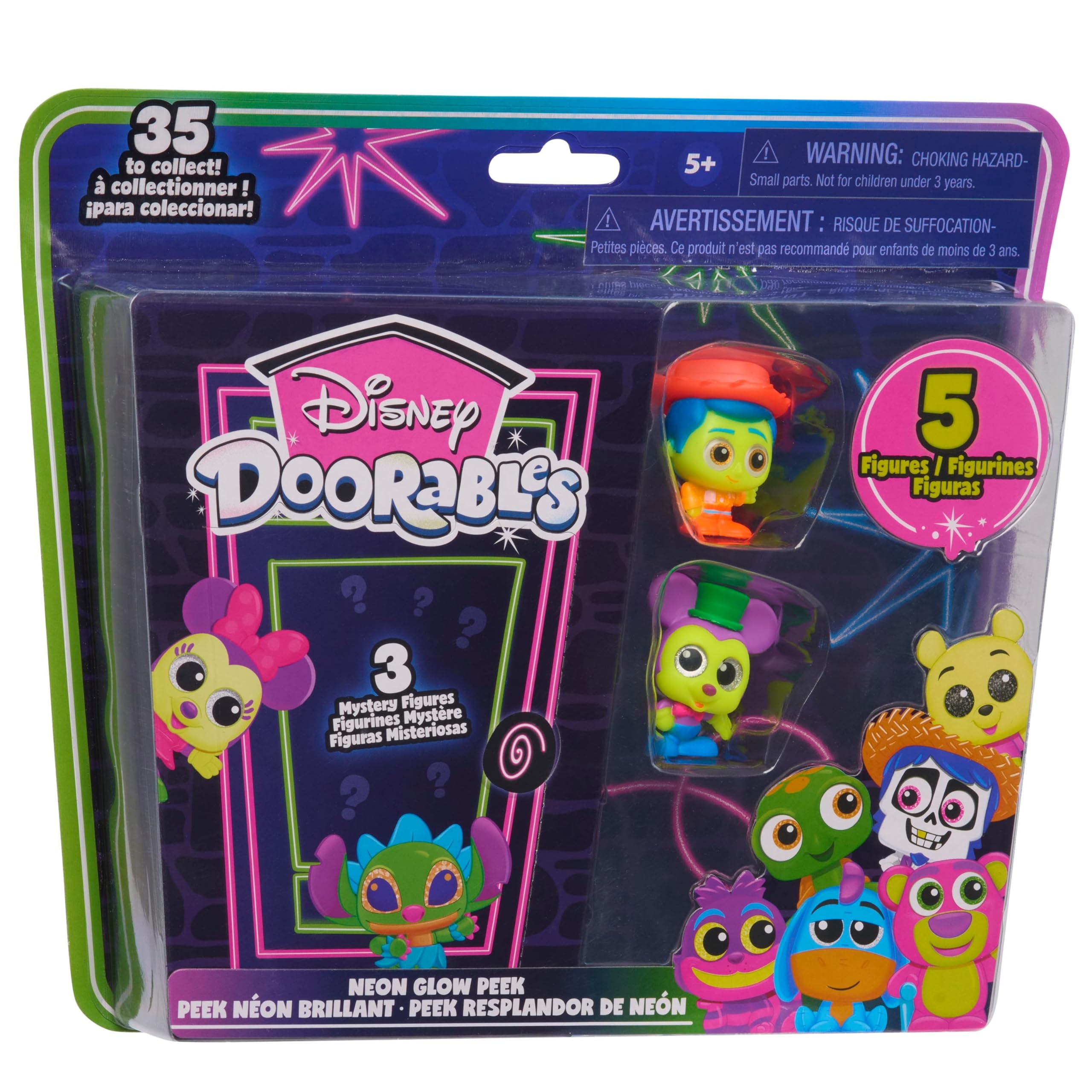 Foto 6 pulgar | Figuras Coleccionables Just Play Disney Doorables Neon Glow - Venta Internacional.