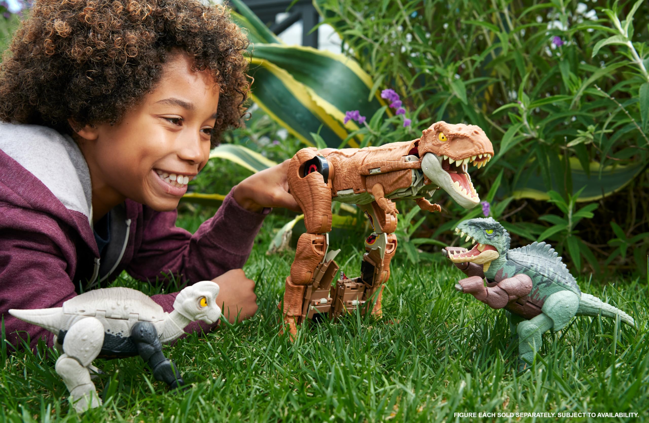 Foto 3 pulgar | Dinosaurio 2 En 1 Toy Mattel Jurassic World Fierce Changers - Venta Internacional.