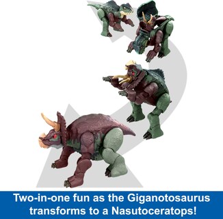 Foto 3 | Dinosaurio 2 En 1 Toy Mattel Jurassic World Fierce Changers - Venta Internacional.