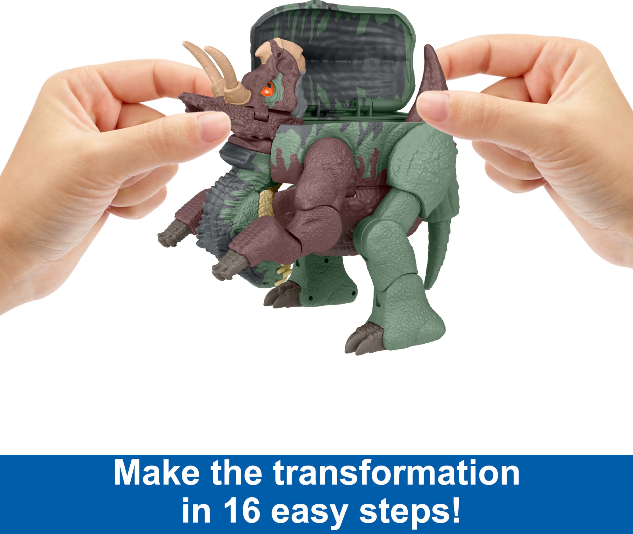 Foto 5 pulgar | Dinosaurio 2 En 1 Toy Mattel Jurassic World Fierce Changers - Venta Internacional.