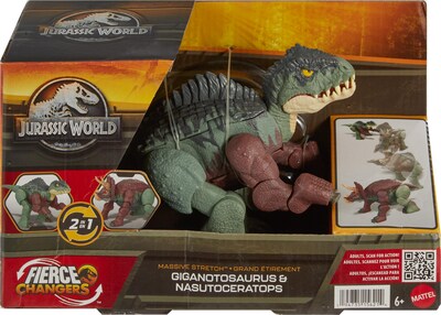 Foto 6 | Dinosaurio 2 En 1 Toy Mattel Jurassic World Fierce Changers - Venta Internacional.