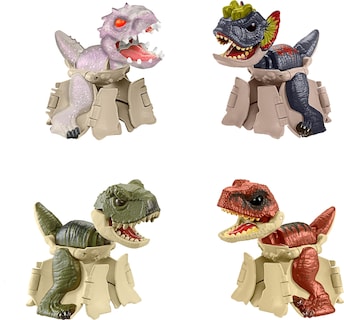 Foto 1 | Jurassic World De Toy Mattel, Paquete De 4 Unidades, Transforma Huevos En Dinosaurios - Venta Internacional.