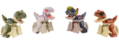 Foto 2 | Jurassic World De Toy Mattel, Paquete De 4 Unidades, Transforma Huevos En Dinosaurios - Venta Internacional.