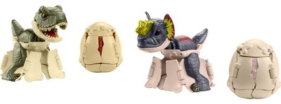 Foto 5 | Jurassic World De Toy Mattel, Paquete De 4 Unidades, Transforma Huevos En Dinosaurios - Venta Internacional.