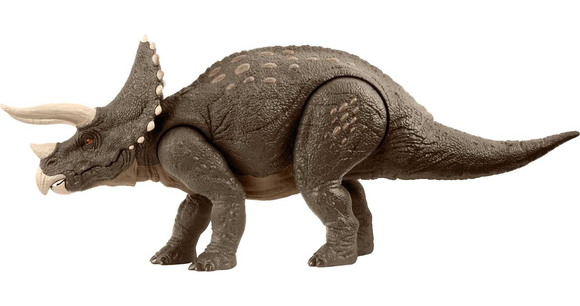 Foto 6 pulgar | Juguete De Dinosaurio Mattel Jurassic World Habitat Defender Triceratops - Venta Internacional.