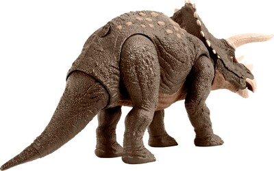 Foto 6 | Juguete De Dinosaurio Mattel Jurassic World Habitat Defender Triceratops - Venta Internacional.
