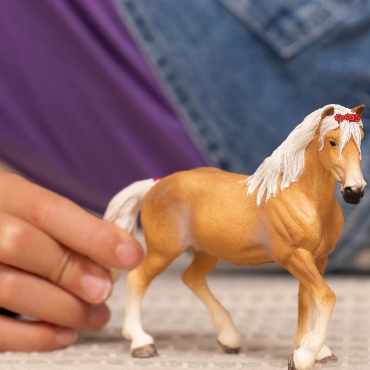 Foto 3 pulgar | Figura De Juguete Schleich Horse Club 2023 Auténtica Yegua Haflinger - Venta Internacional.