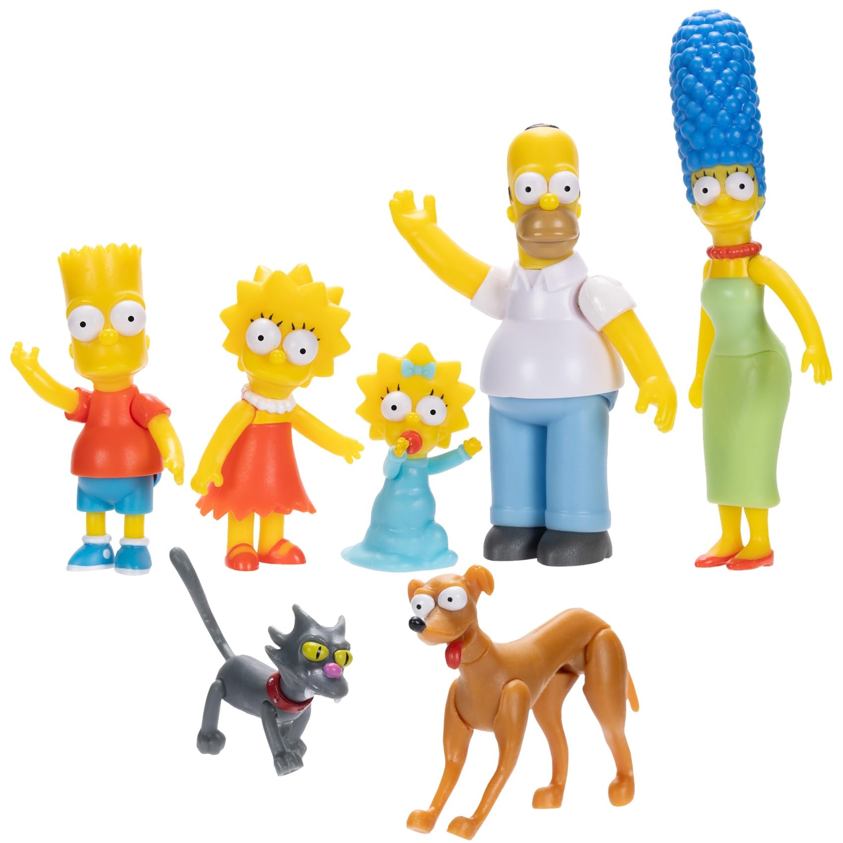 Figuras De Acción Disney La Familia Simpson A Escala De 2,5 Pulgadas - Venta Internacional.