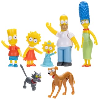 Foto 1 | Figuras De Acción Disney La Familia Simpson A Escala De 2,5 Pulgadas - Venta Internacional.