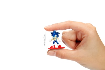 Foto 2 | Figuras Fundidas A Presión De Sonic The Hedgehog De Jada Toys, Paquete De 18 Unidades, 4 Cm - Venta Internacional.