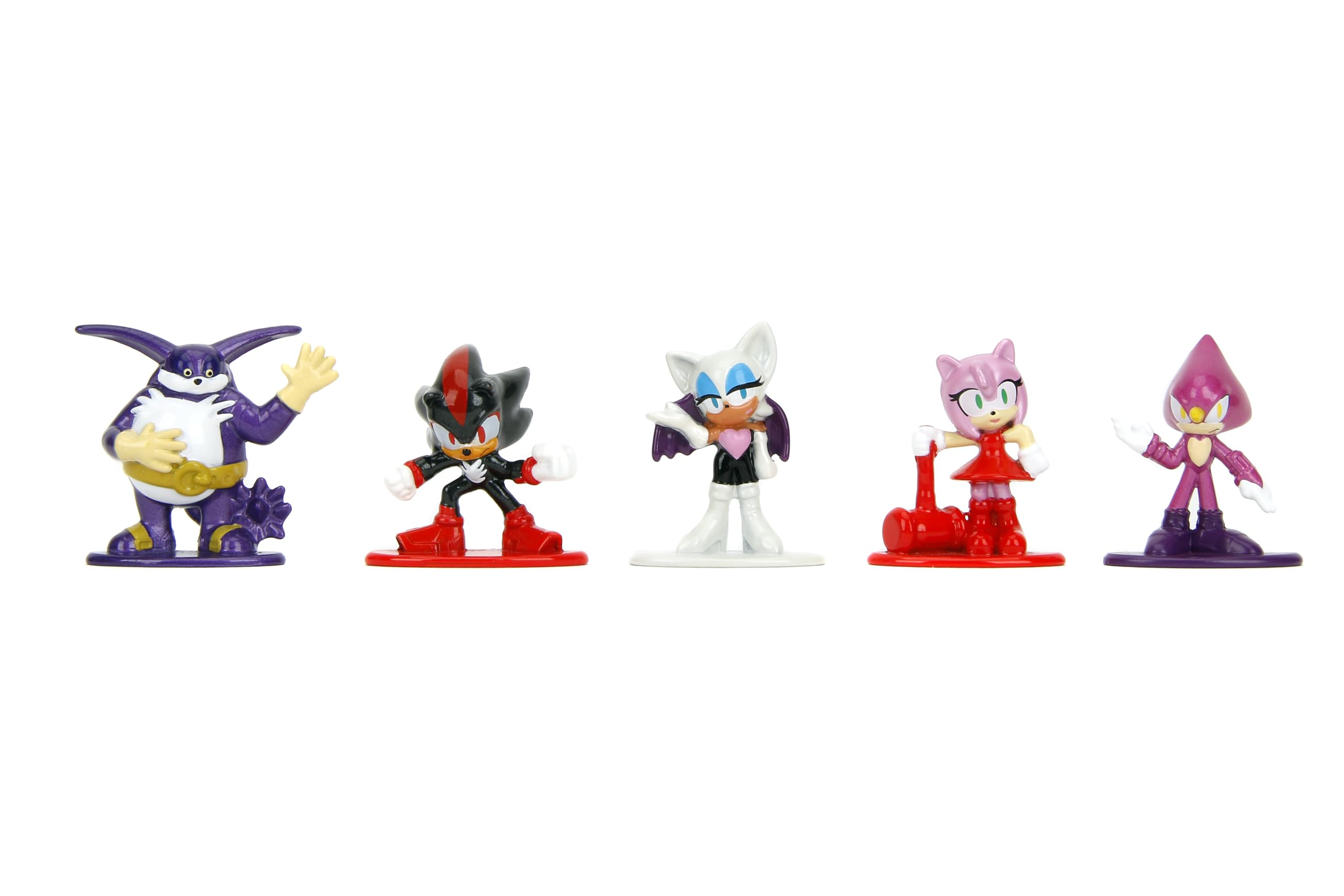 Foto 5 | Figuras Fundidas A Presión De Sonic The Hedgehog De Jada Toys, Paquete De 18 Unidades, 4 Cm - Venta Internacional.