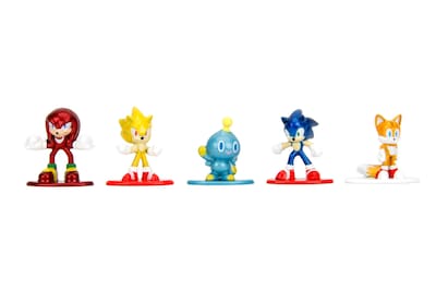 Foto 6 | Figuras Fundidas A Presión De Sonic The Hedgehog De Jada Toys, Paquete De 18 Unidades, 4 Cm - Venta Internacional.