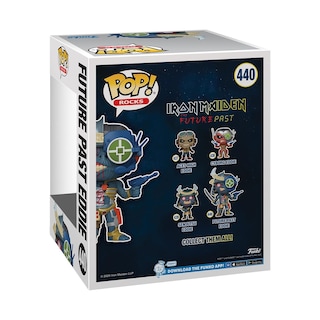 Foto 3 | Figura De Vinilo Funko Pop! Super Iron Maiden: Future Past Eddie - Venta Internacional.