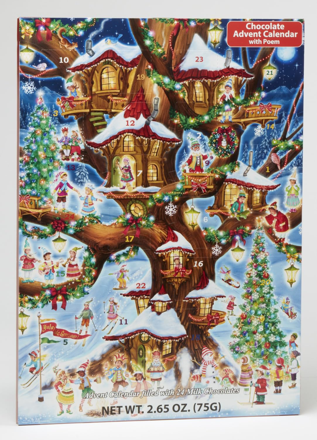 Foto 4 pulgar | Calendario De Adviento Vermont Christmas Company Elves' Treehouse - Venta Internacional.
