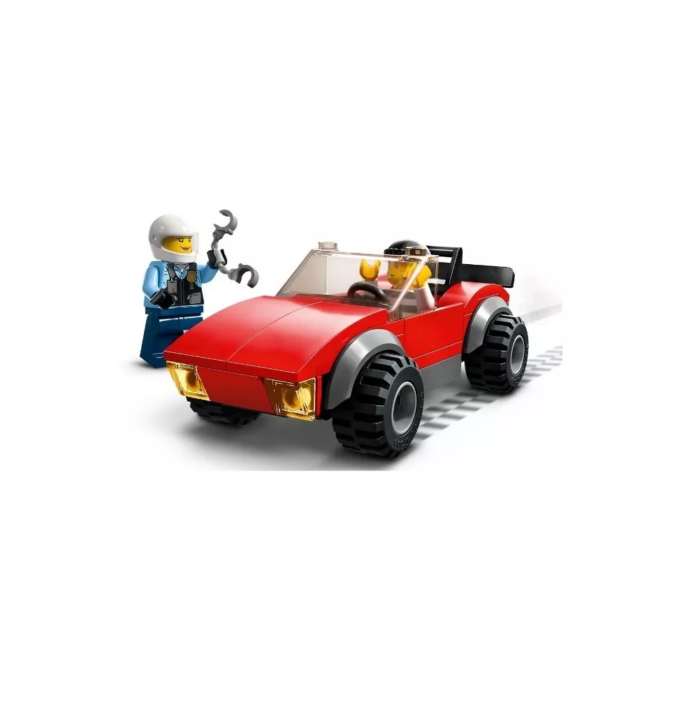 Foto 4 pulgar | Kit Lego City Moto de Policía y Coche 59 Piezas