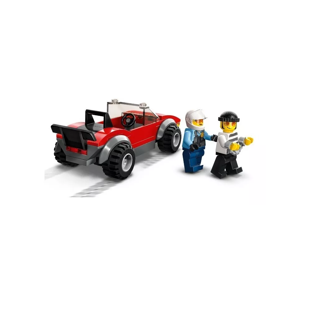 Foto 5 pulgar | Kit Lego City Moto de Policía y Coche 59 Piezas