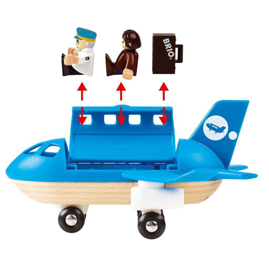 Foto 5 | Juego De Madera Toy Airplane Brio World 33306 Con Juguetes Ferroviarios Para Mayores De 3 - Venta Internacional.