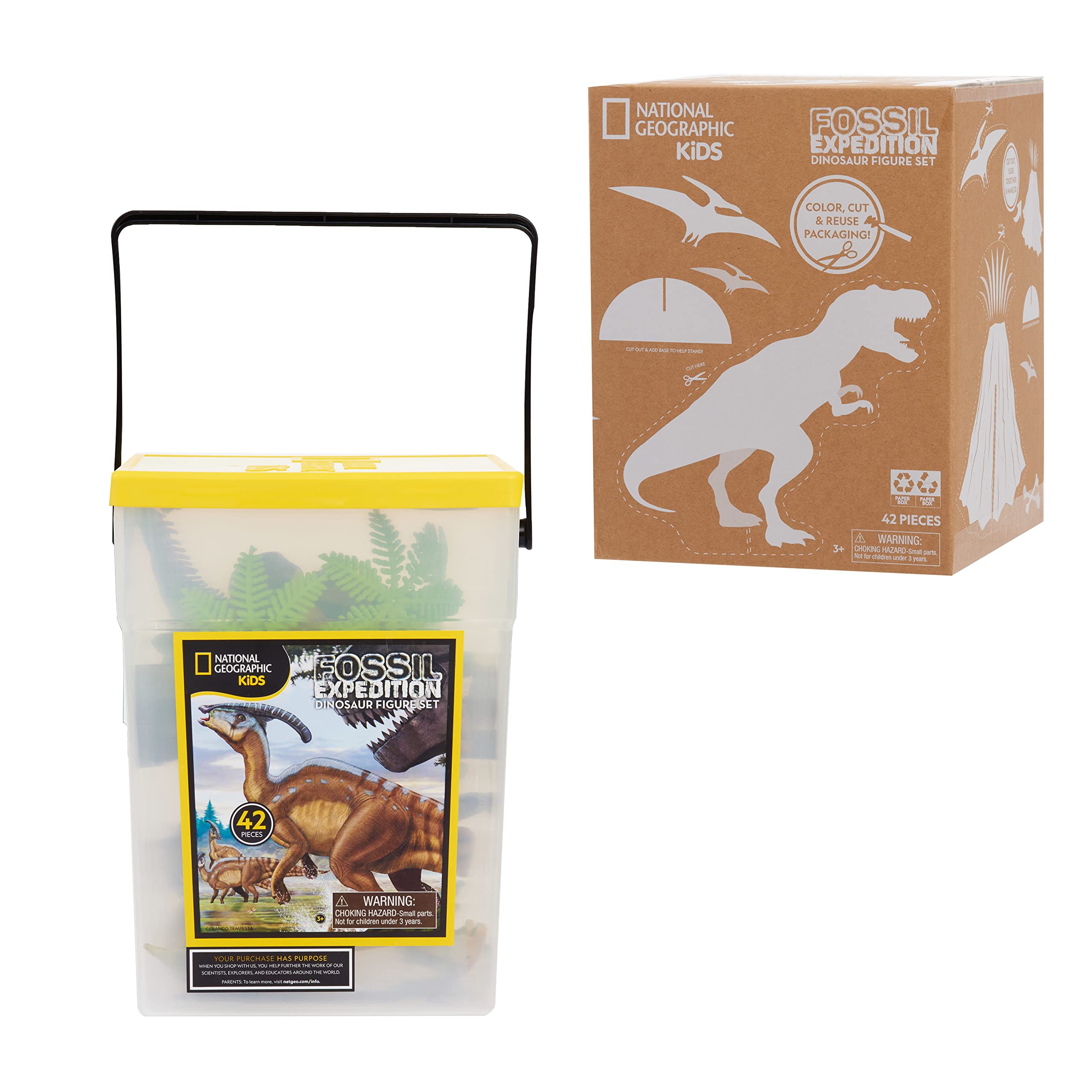 Foto 2 pulgar | Figuras National Geographic de Dinosaurio-Venta Internacional