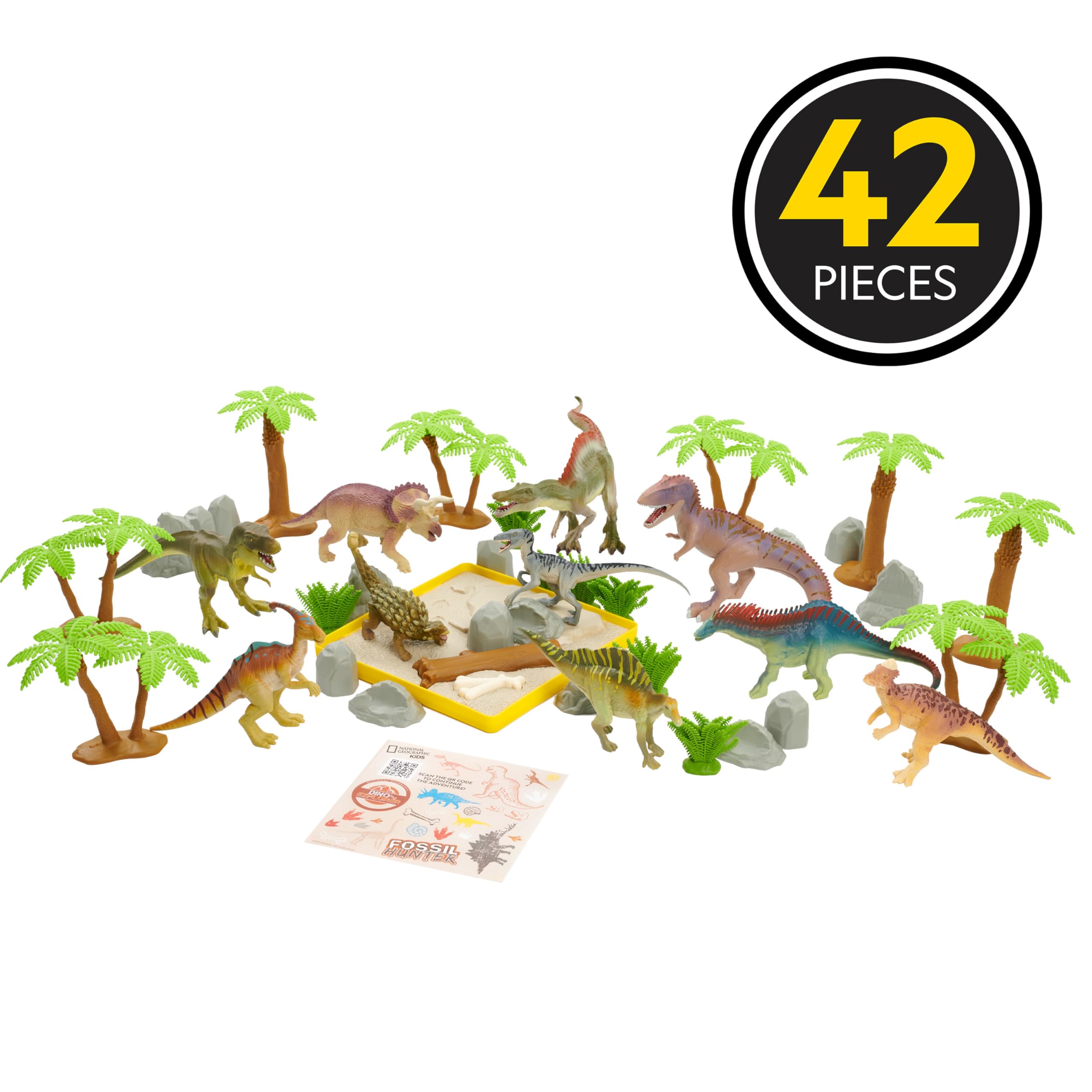 Foto 4 pulgar | Figuras National Geographic de Dinosaurio-Venta Internacional