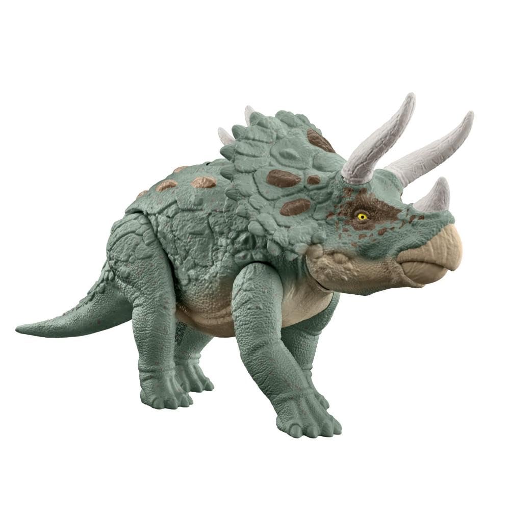 Foto 2 pulgar | Figura de Acción Mattel Jurassic World Gigantic Triceratops - Venta Internacional