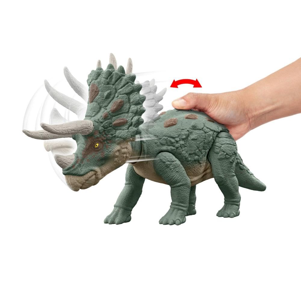 Foto 3 pulgar | Figura de Acción Mattel Jurassic World Gigantic Triceratops - Venta Internacional