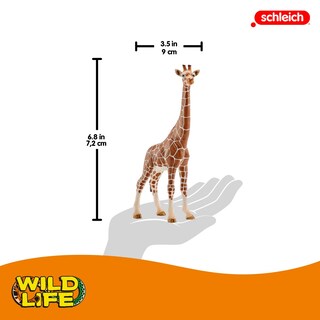 Foto 4 | Figura de Jirafa Schleich Wild Life Realista - Venta Internacional