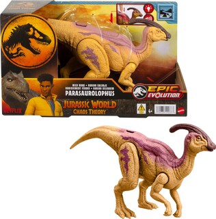 Foto 1 | Figura De Dinosaurio Jurassic World Wild Roar Parasaurolophus - Venta Internacional.