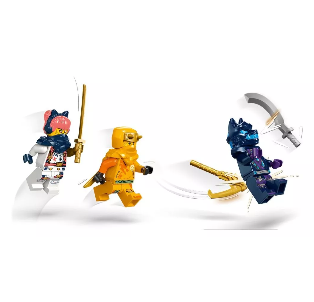 Foto 3 pulgar | Ninjago Joven Dragón Riyu Juguete De Acción Ninja Azul