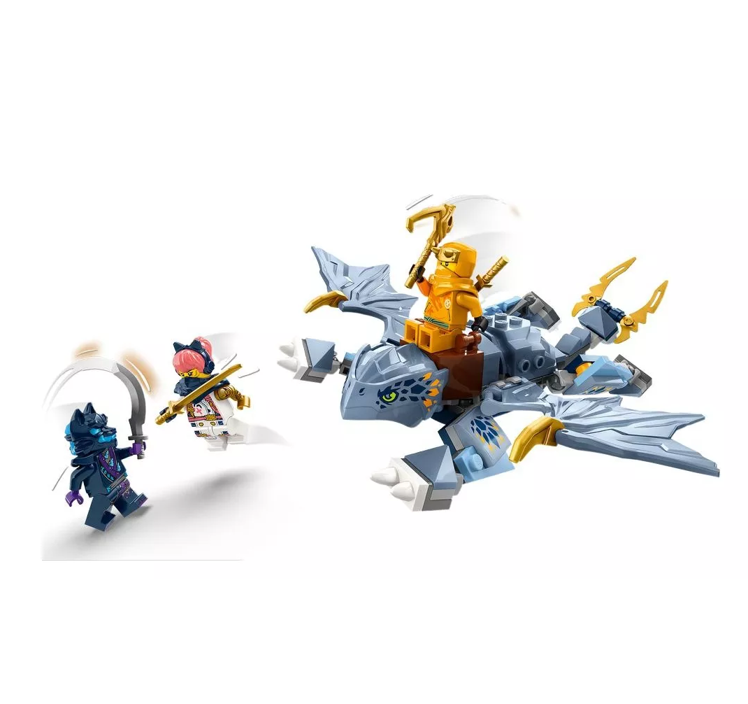 Foto 6 pulgar | Ninjago Joven Dragón Riyu Juguete De Acción Ninja Azul