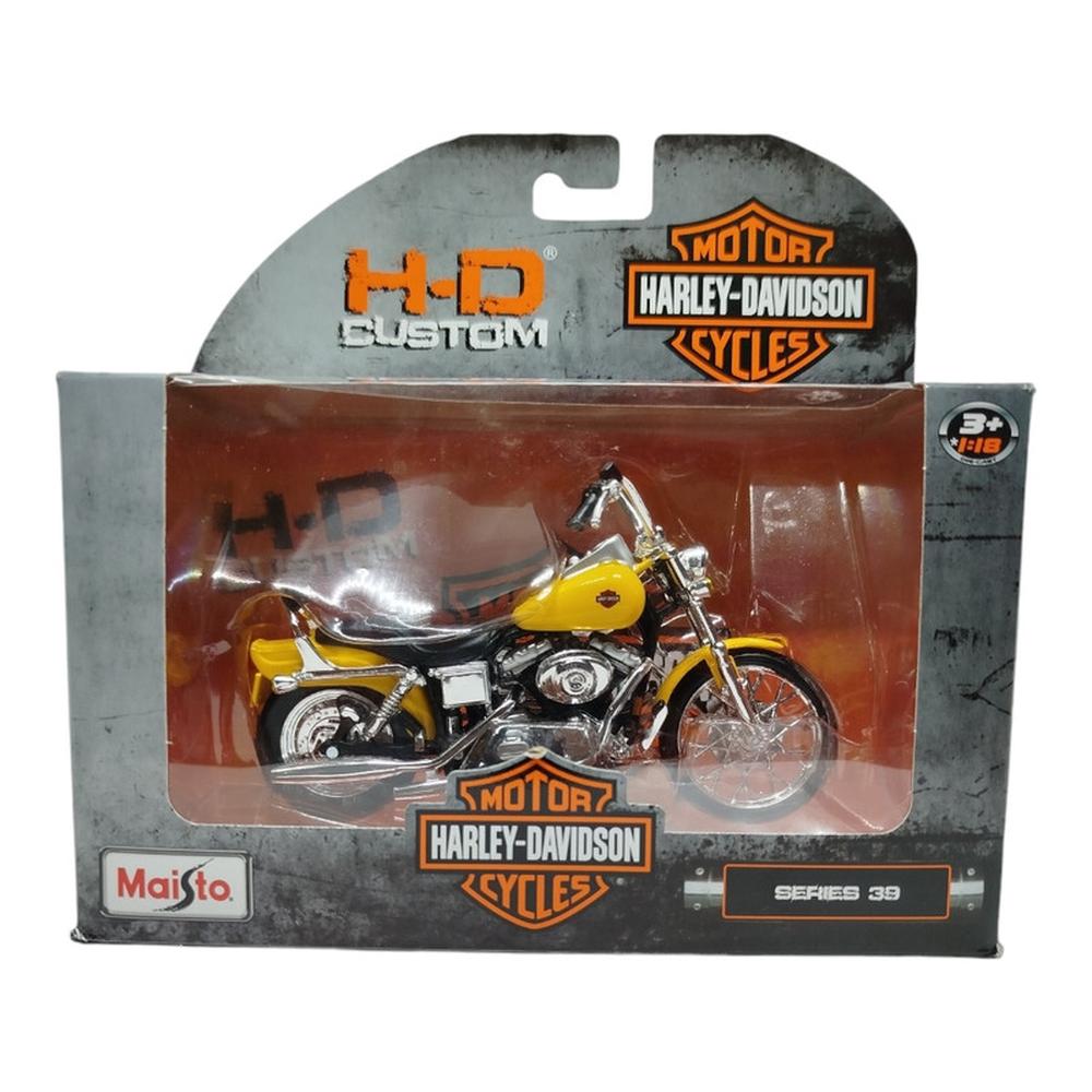 Foto 2 | Jada Toys Vehículo Motocicleta 2001 Fxdwg Dyna Wide Glide Escala 1:18 Harley-davidson