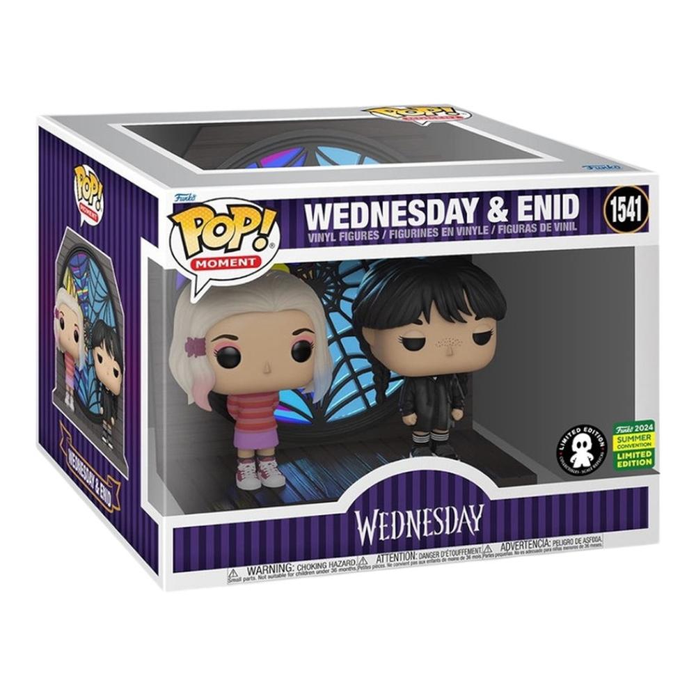 Foto 3 pulgar | Funko Pop Moment Wednesday & Enid 1541 Exclusivo Summer Convention Sdcc 2024 Wednesday