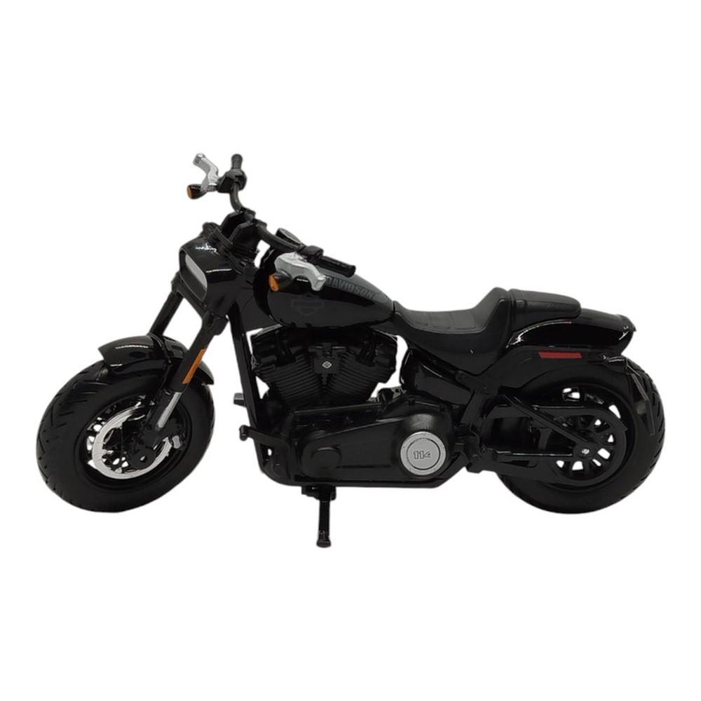 Jada Toys Vehículo Motocicleta 2022 Fat Bob 114 Escala 1:18 Harley-davidson