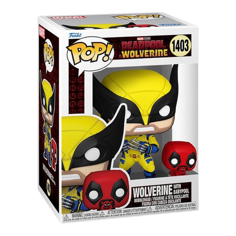 Foto 3 pulgar | Funko Pop Wolverine With Babypool 1403 Deadpool & Wolverine