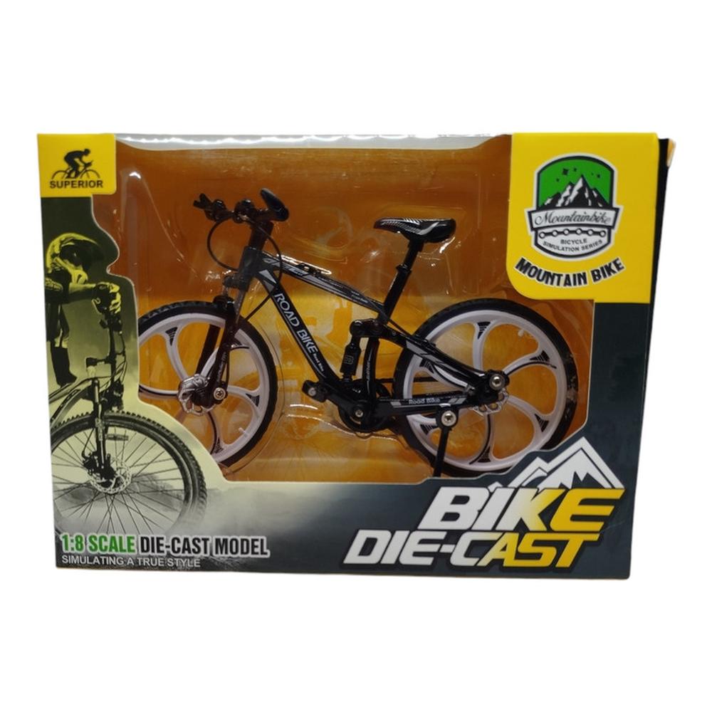 Foto 2 | Jada Toys Vehículo Bicicleta Negra Llanta Negra Rin Blanco Escala 1:8 Mountain Bike