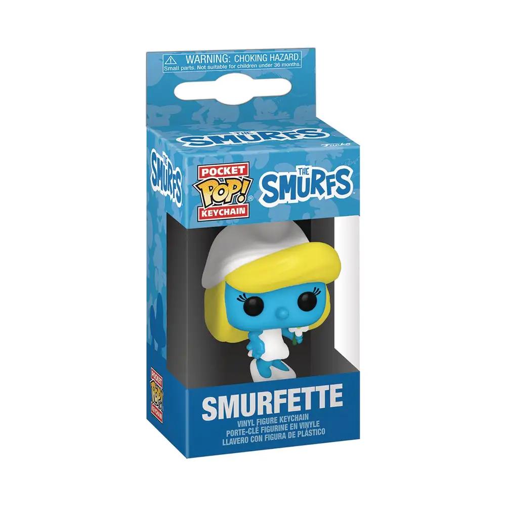 Foto 3 pulgar | Funko Llavero Smurfette Los Pitufos