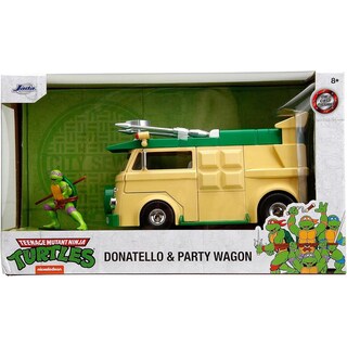 Foto 2 | Vehículo Jada Toys Donatelo & Party Wagon Escala 1:24 Las Tortugas Ninja