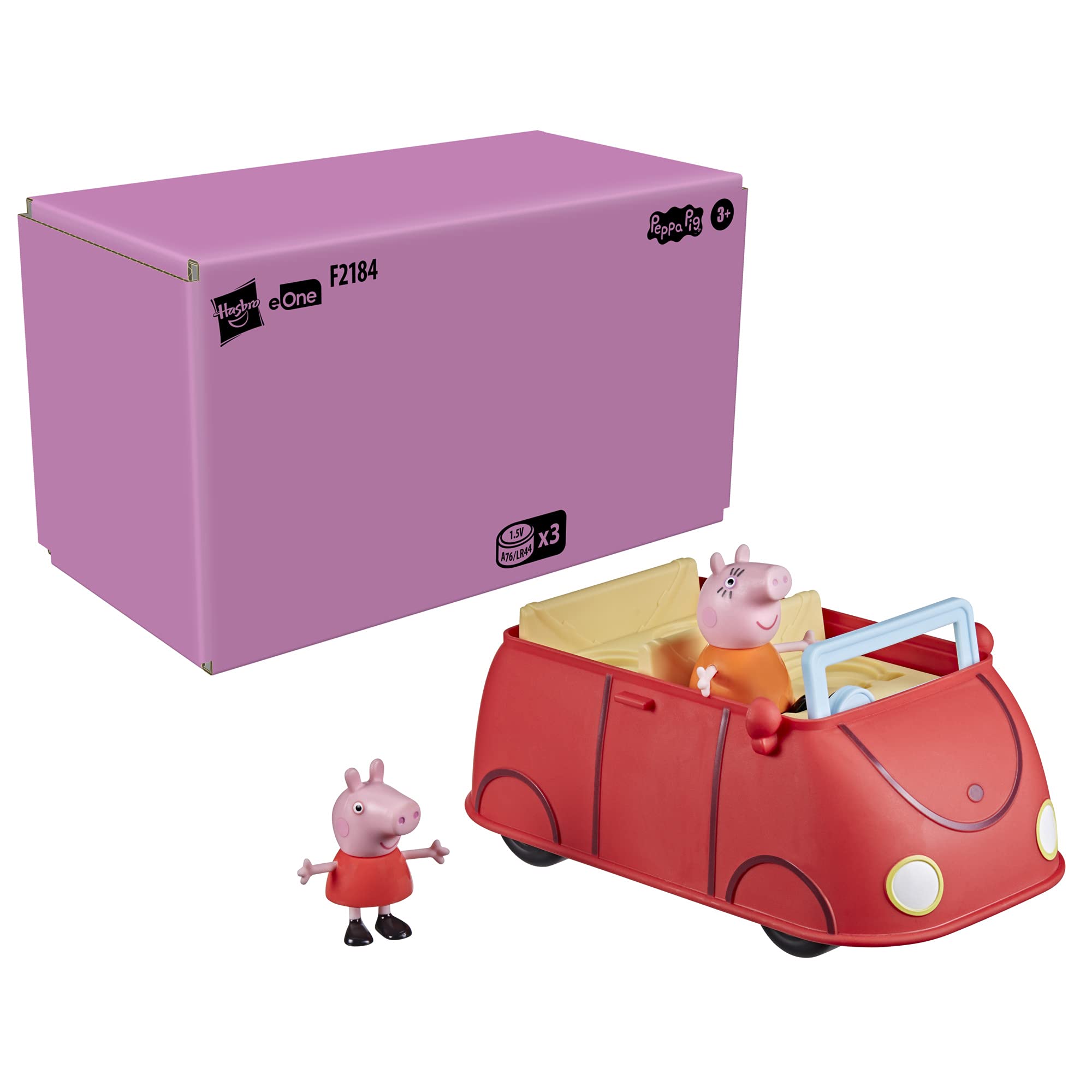 Foto 3 pulgar | Juguete Peppa Pig Peppa's Adventures Family Red Car - Venta Internacional