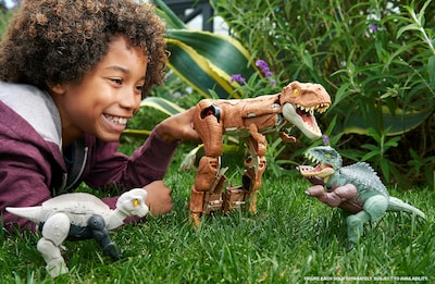 Foto 2 | Figura De Acción De Dinosaurio Mattel Jurassic World Fierce Changers - Venta Internacional.