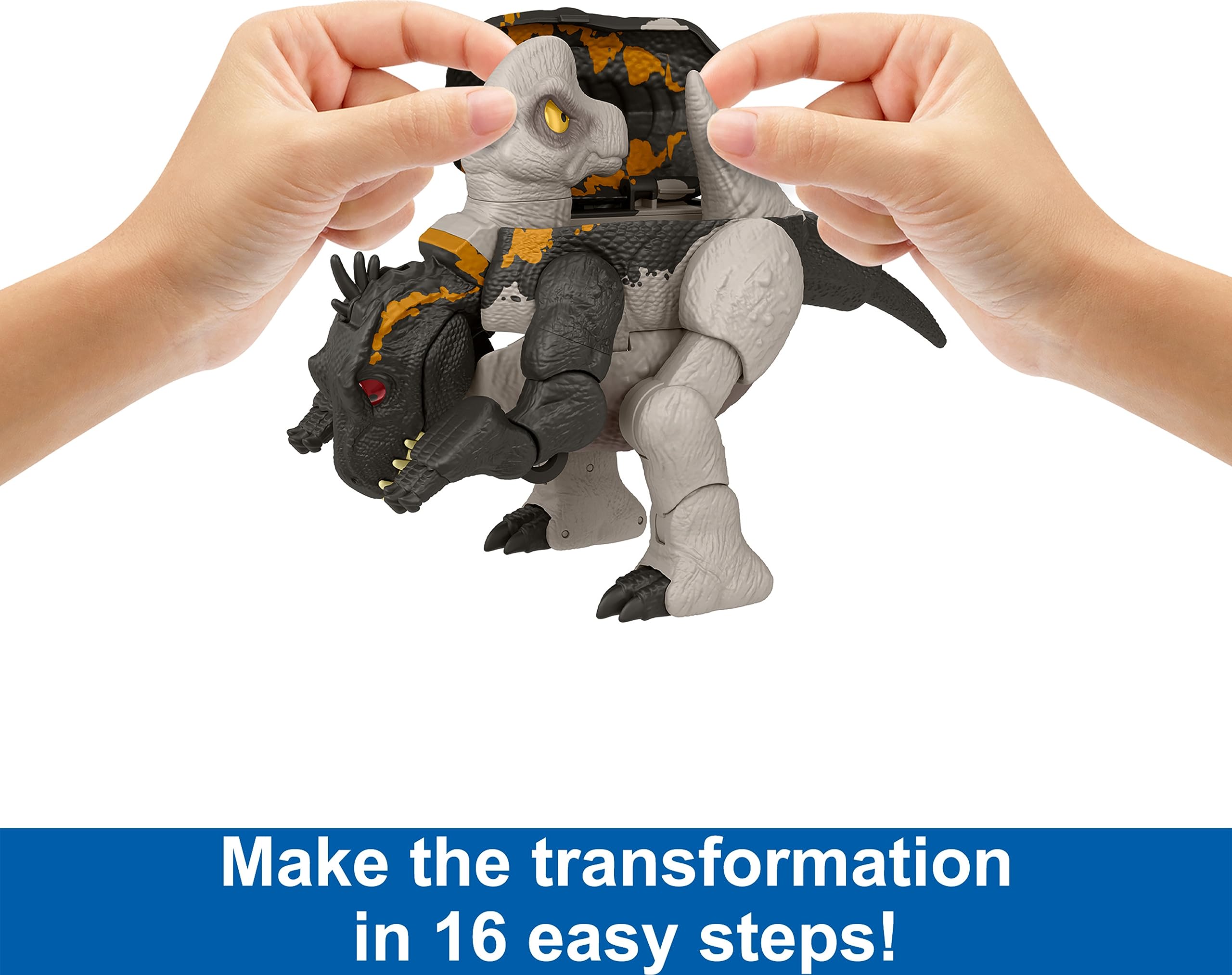 Foto 5 pulgar | Figura De Acción De Dinosaurio Mattel Jurassic World Fierce Changers - Venta Internacional.