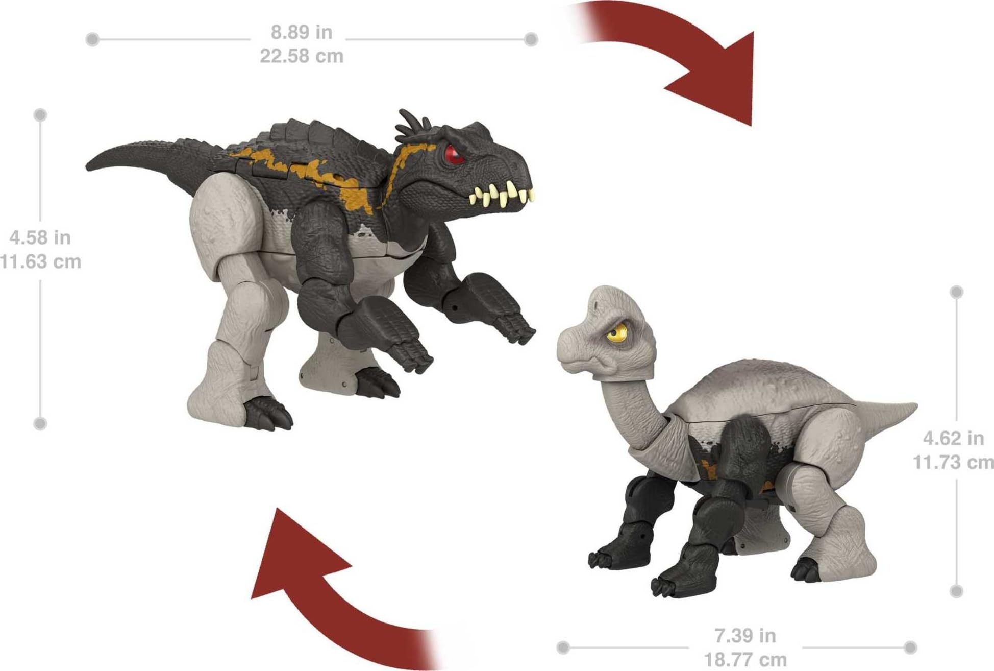 Foto 6 pulgar | Figura De Acción De Dinosaurio Mattel Jurassic World Fierce Changers - Venta Internacional.