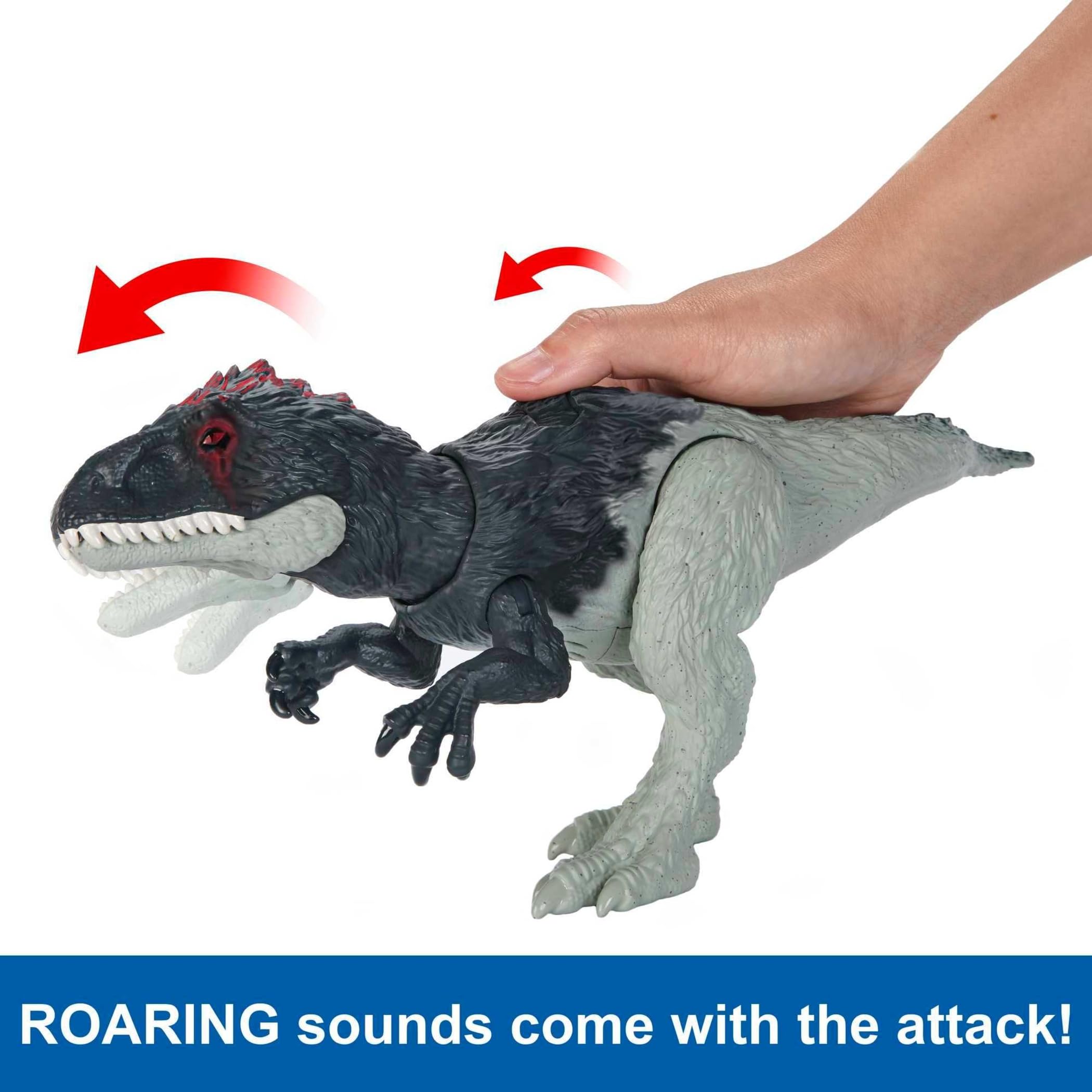 Foto 5 pulgar | Juguete De Dinosaurio Mattel Jurassic World Wild Roar Eocarcharia - Venta Internacional.