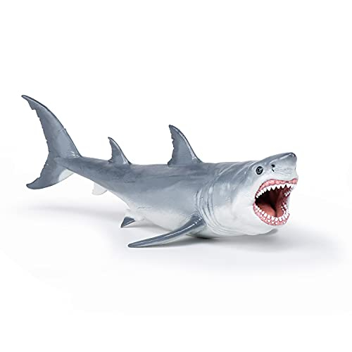 Figura De Papo Mégalodon Pintada A Mano, Coleccionable Desde Hace Más De 3 Años - Venta Internacional.