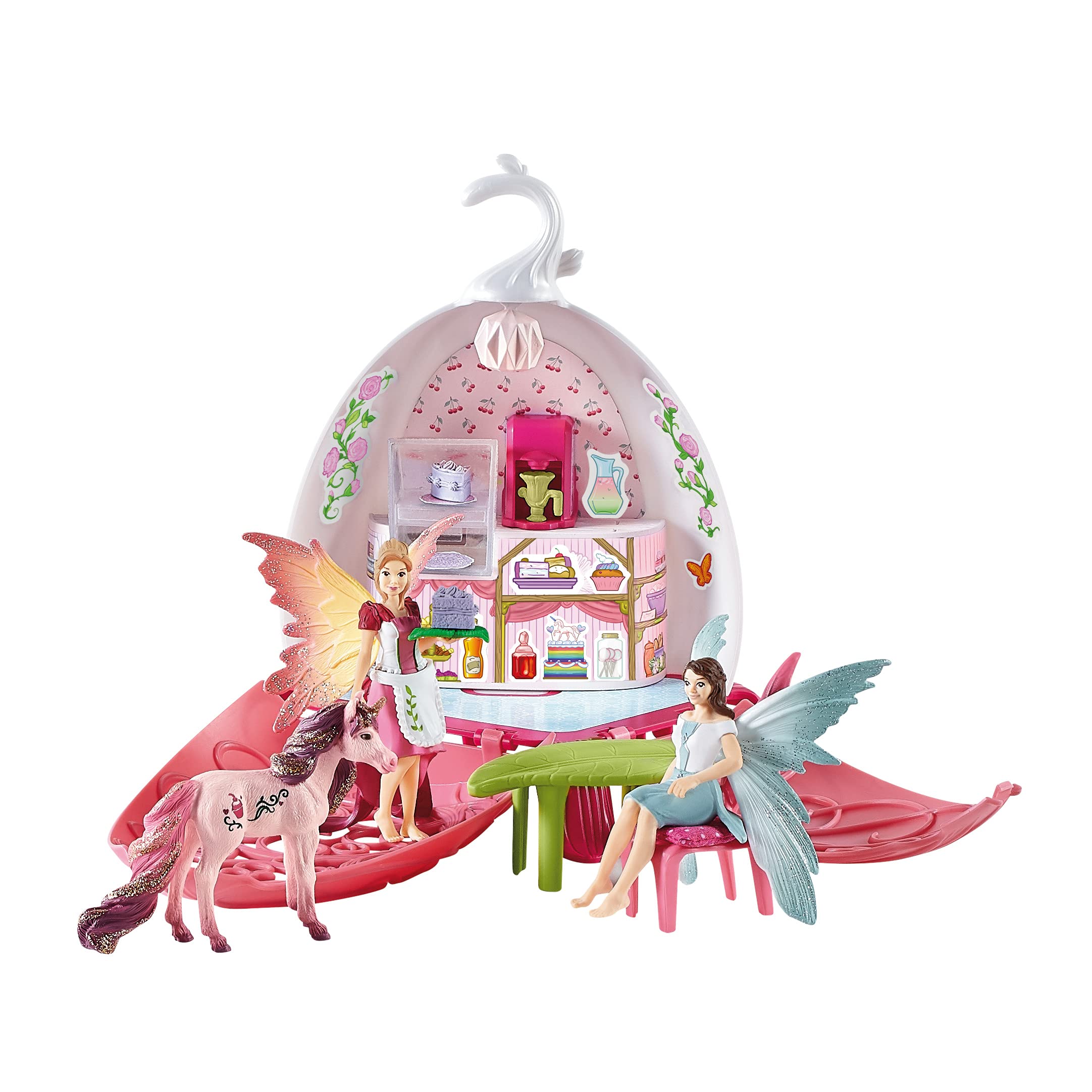 Set De Juego Schleich Bayala Fairy Café Blossom Con 14 Piezas - Venta Internacional.